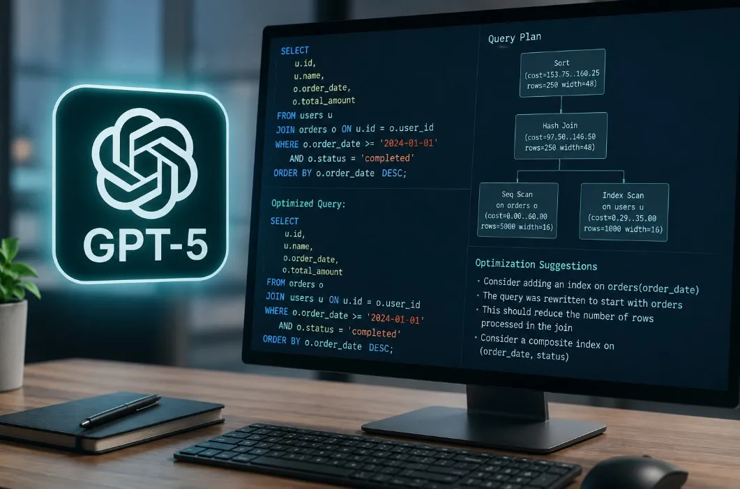 Оптимизация SQL-запросов с ChatGPT 5